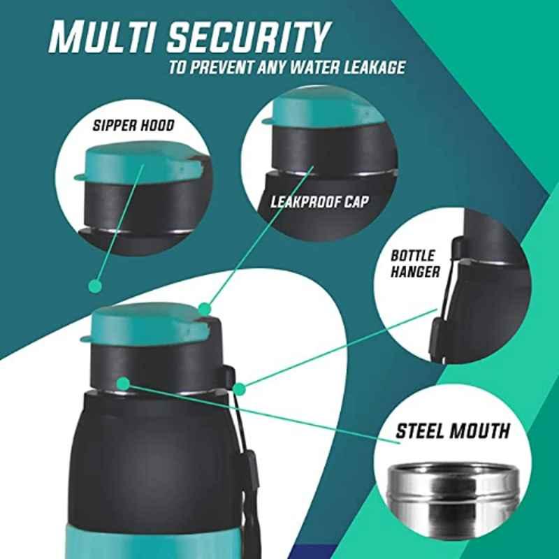 Baltra Thrust 850ml Stainless Steel Turquoise Hot & Cold Water Bottle, BSL298 Baltra Thrust 850ml Stainless Steel Turquoise Hot & Cold Water Bottle, BSL298